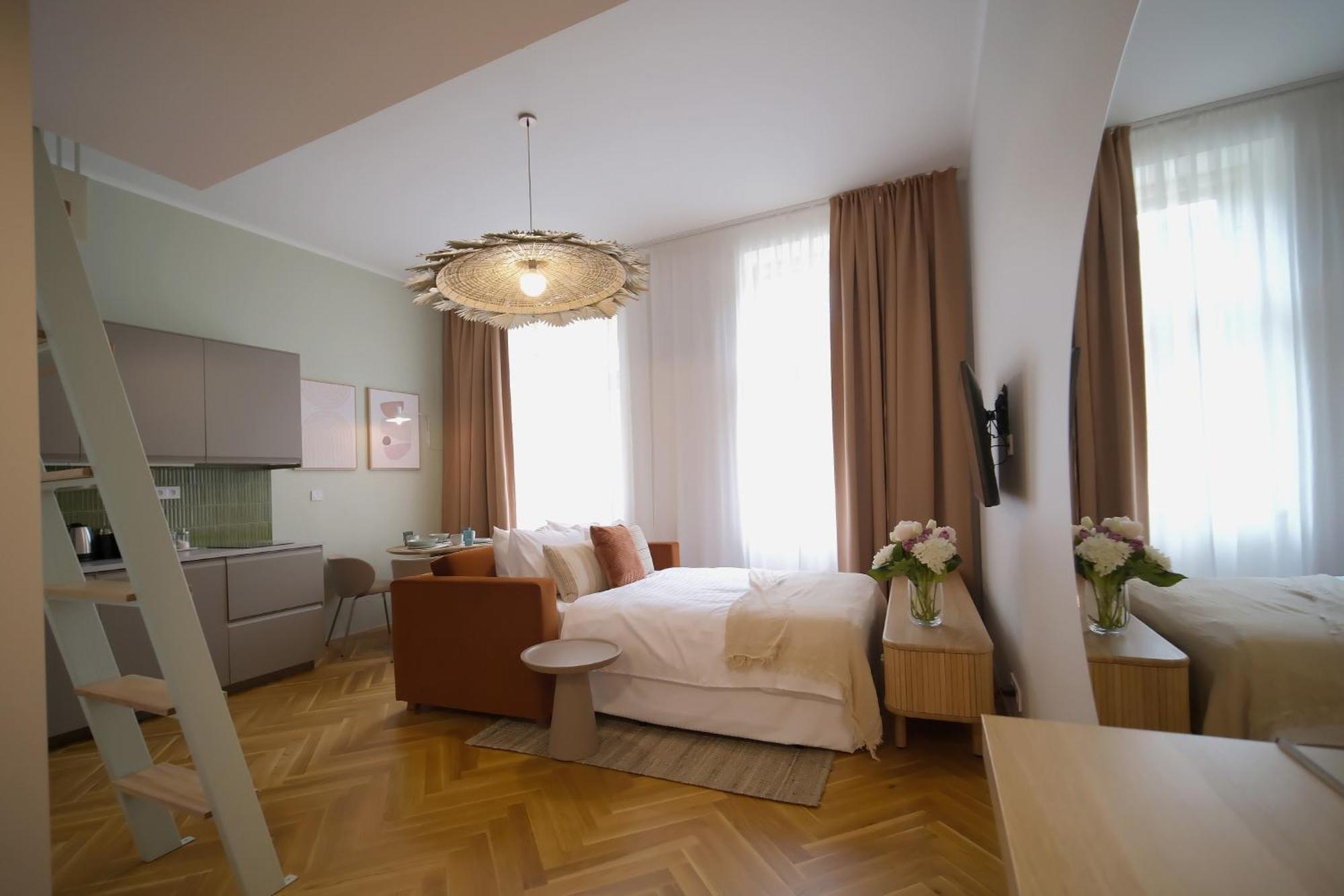 Luxemi Apartments I City Center Premium Studio براغ المظهر الخارجي الصورة