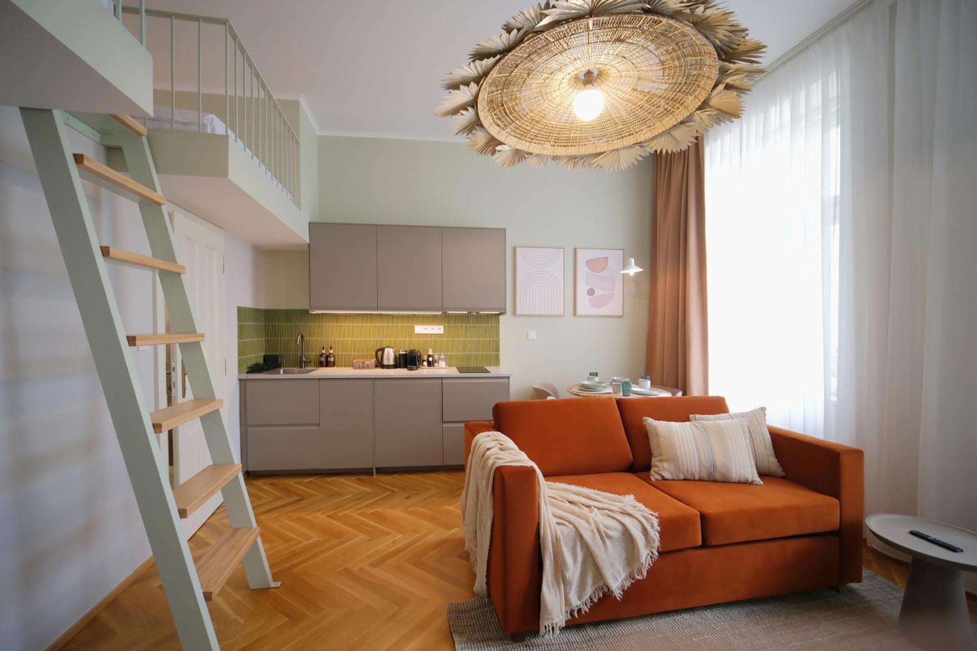 Luxemi Apartments I City Center Premium Studio براغ المظهر الخارجي الصورة